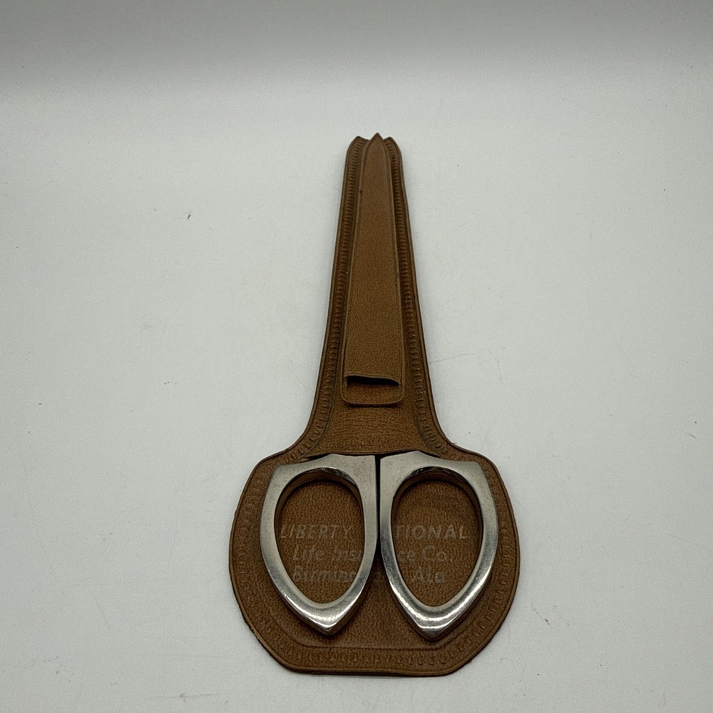 Liberty National Insurance Scissors Letter Opener Desk Set‎ Solingen Italy